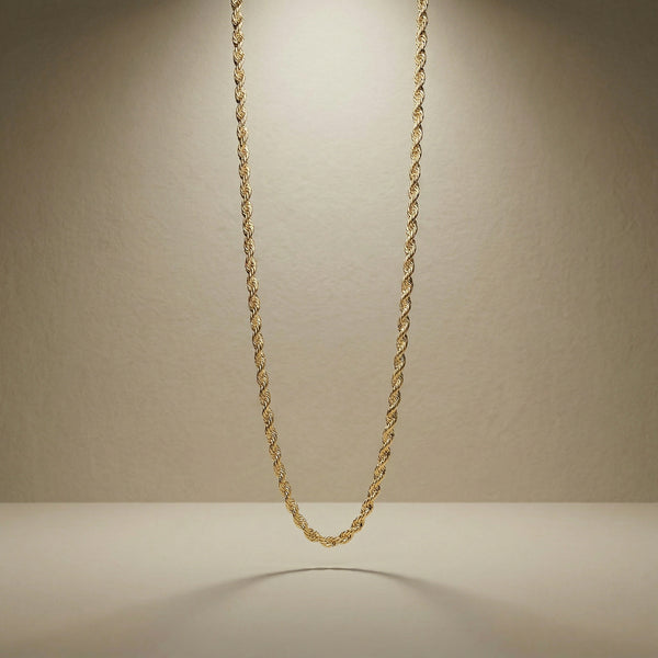 GOLDEN FILUM necklace, 24kt gold-plated, handcrafted in Italy for you - Broken Hearts