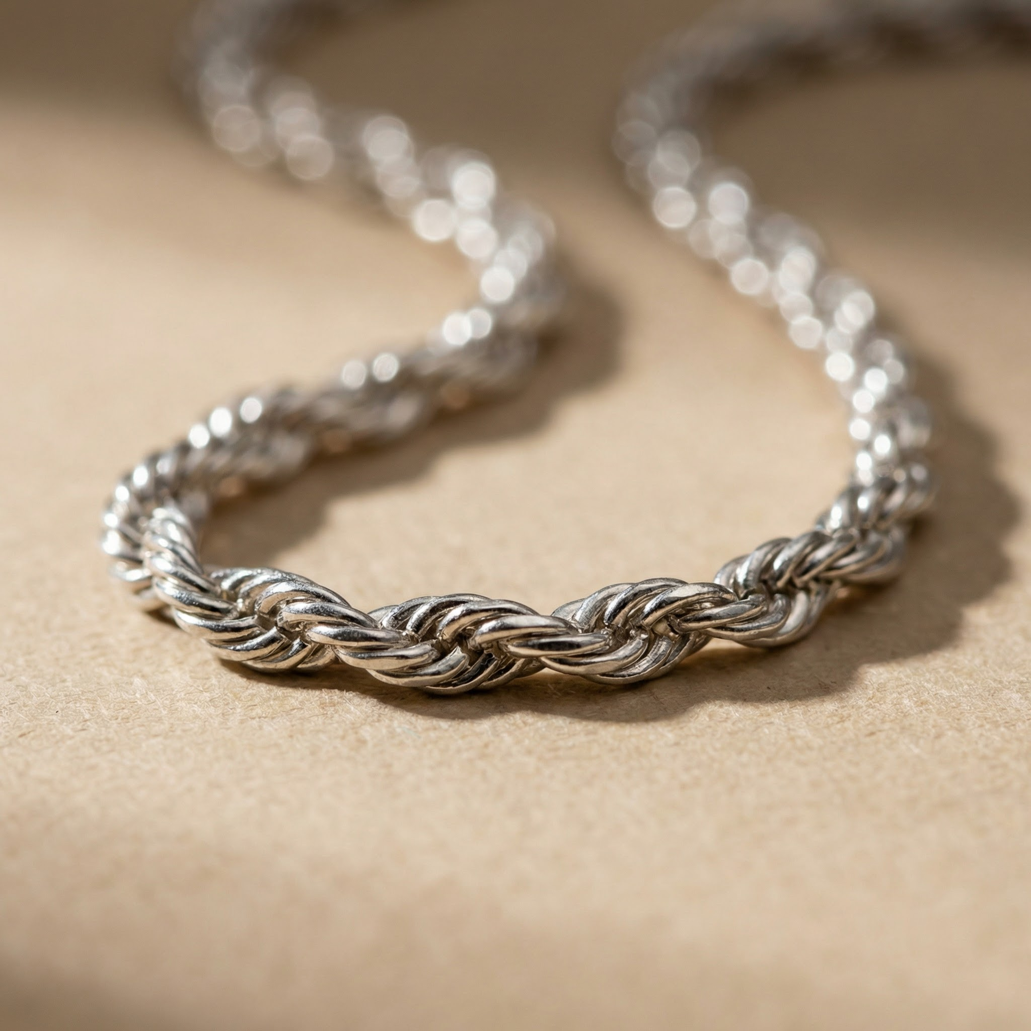 FILUM necklace in volcanic-oxidized 925 silver, handcrafted in Italy for you - Broken Hearts