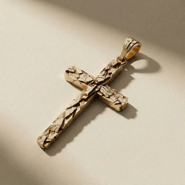 GOLDEN STIGMA pendant, 24kt gold-plated, handcrafted in Italy for you - Broken Hearts