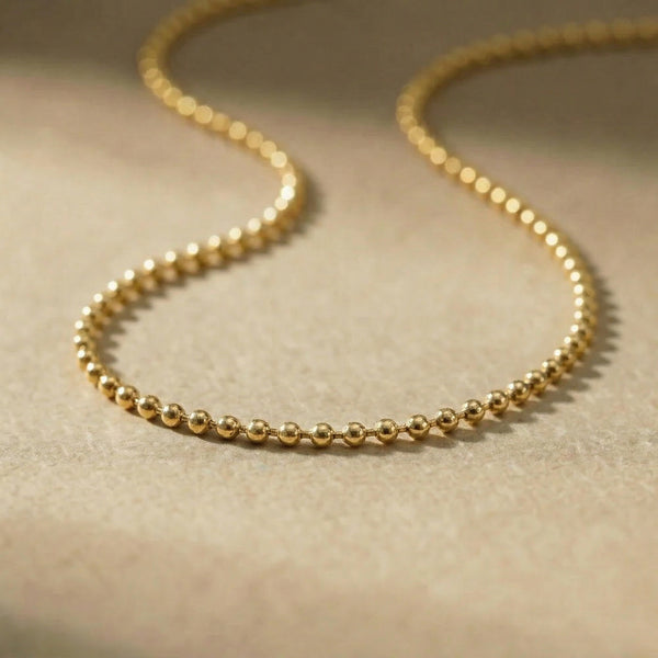GOLDEN VINCULUM necklace, 24kt gold-plated, handcrafted in Italy for you - Broken Hearts