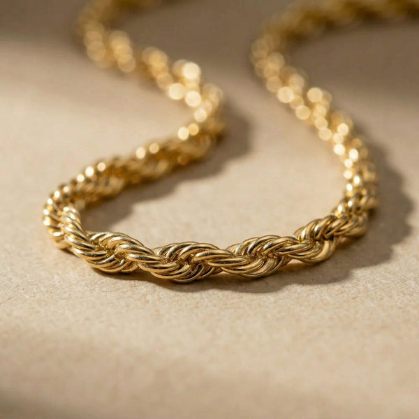 GOLDEN FILUM necklace, 24kt gold-plated, handcrafted in Italy for you - Broken Hearts