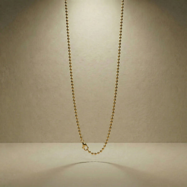 GOLDEN VINCULUM necklace, 24kt gold-plated, handcrafted in Italy for you - Broken Hearts