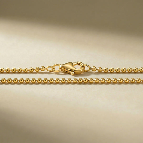 GOLDEN VINCULUM necklace, 24kt gold-plated, handcrafted in Italy for you - Broken Hearts